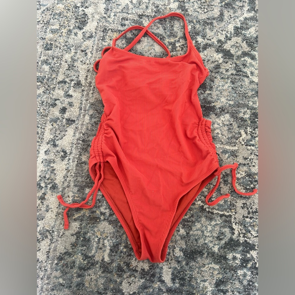 NWOT Rust One Piece Bathing Suit